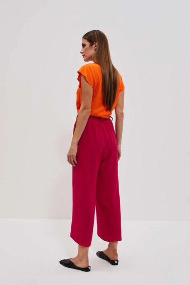 Spodnie kuloty truskawkowe