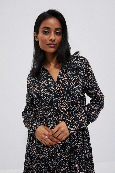 Sukienka z kolorowym nadrukiem