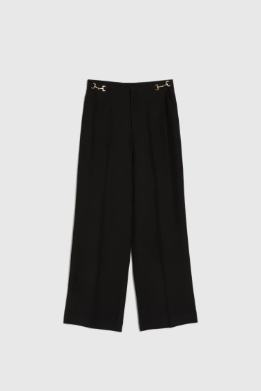 Spodnie z szerokimi nogawkami czarne