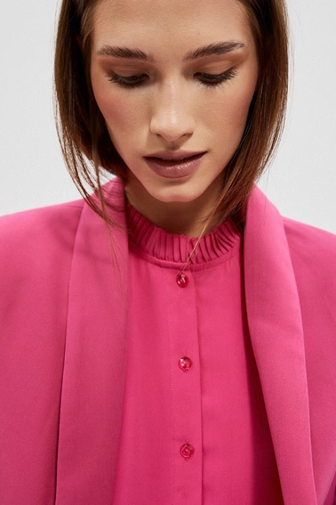 Gładka marynarka różowa