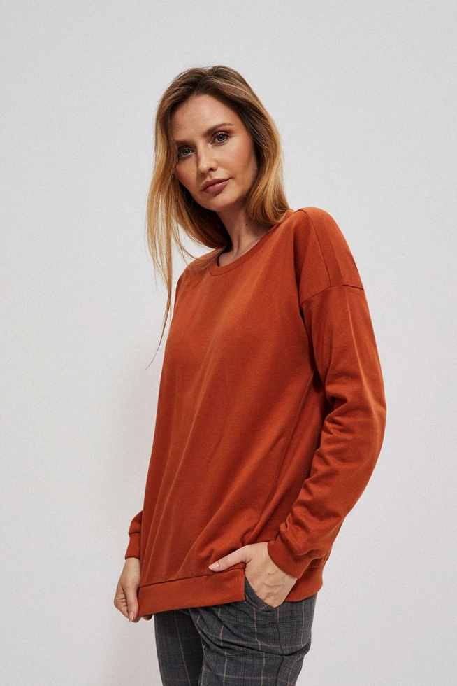 Prosta bluza brązowa
