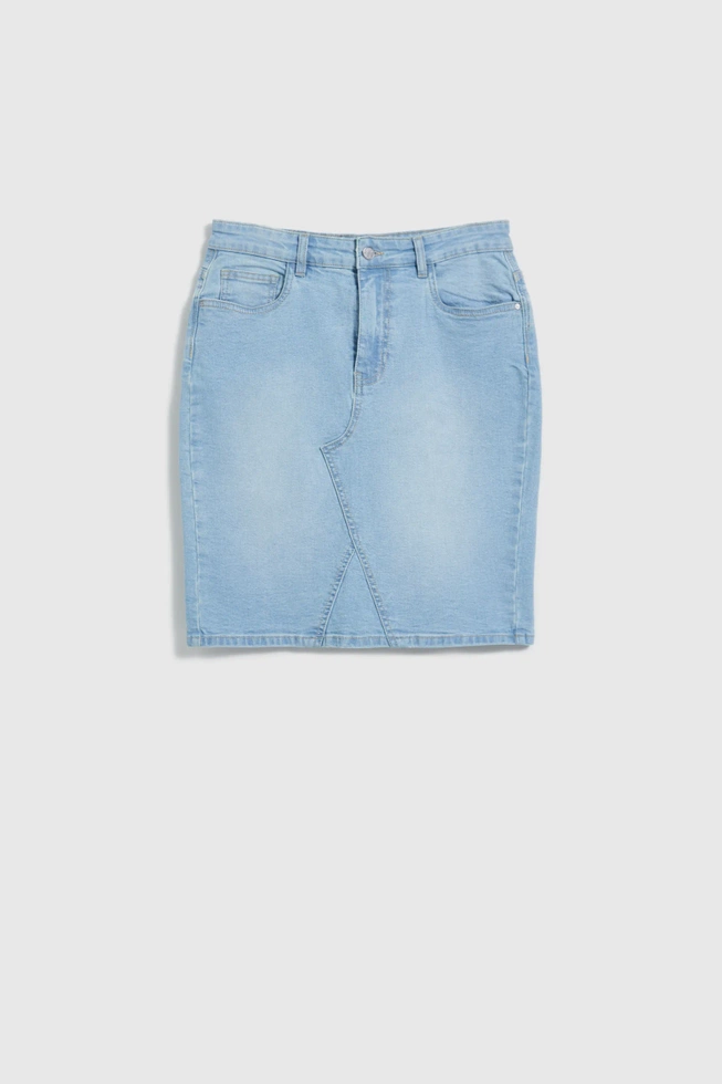 Jeansowa spódnica niebieska