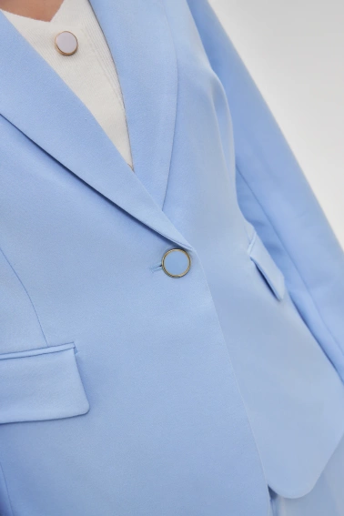 Krótka marynarka błękitna 