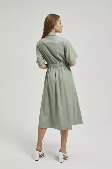 Szmizjerka z krótkimi rękawami oliwkowa