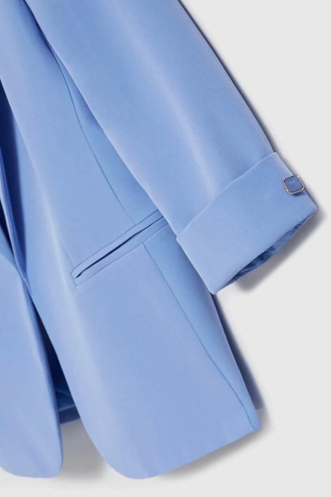 Marynarka z rękawami 3/4 błękitna