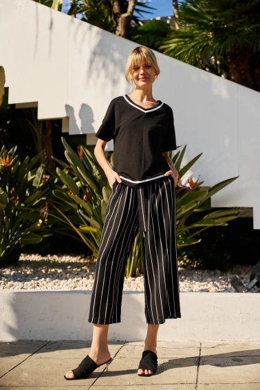 Kuloty w paski czarne