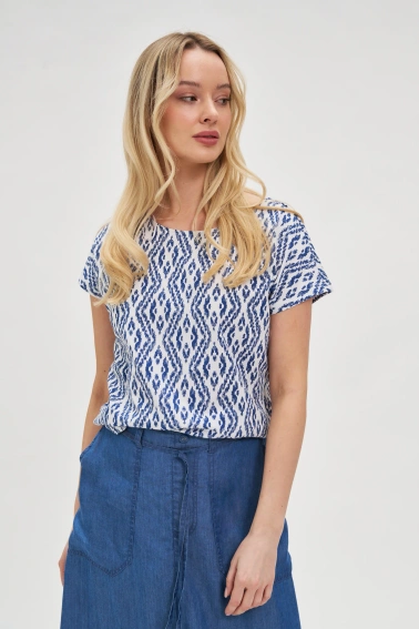 Bawełniana bluzka biała