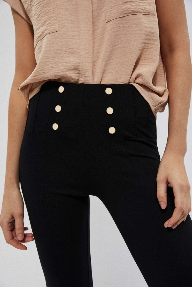 Legginsy z ozdobnym pasem