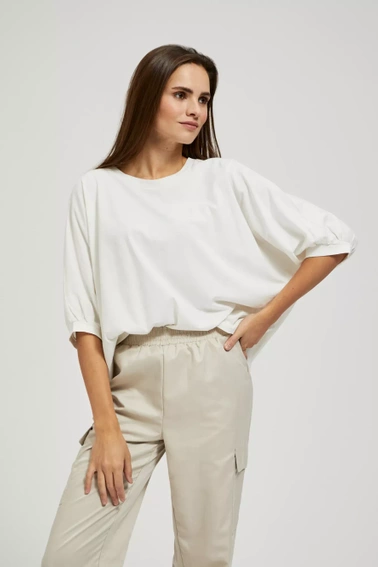 Bluzka oversize biała