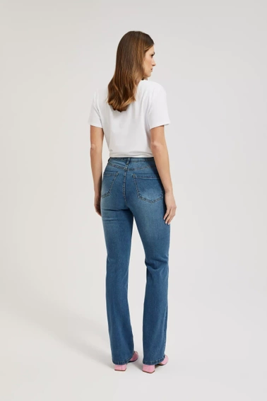 Jeansy bootcut niebieskie