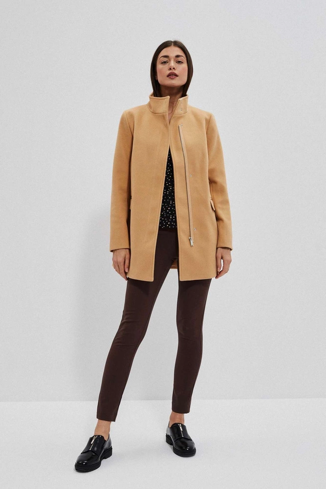 Płaszcz ze stójką