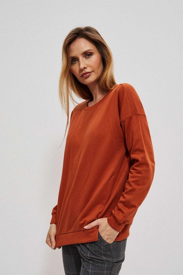 Prosta bluza brązowa