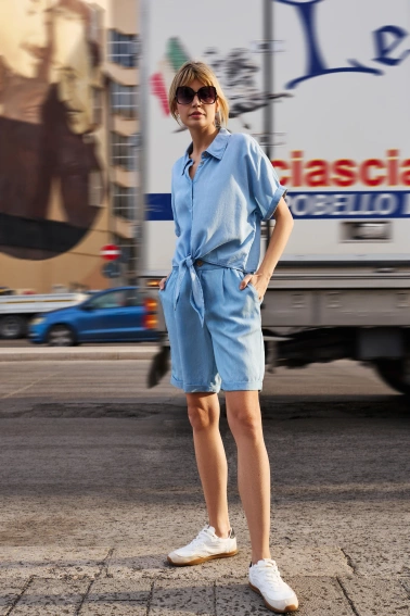 Letni komplet z tkaniny lyocell