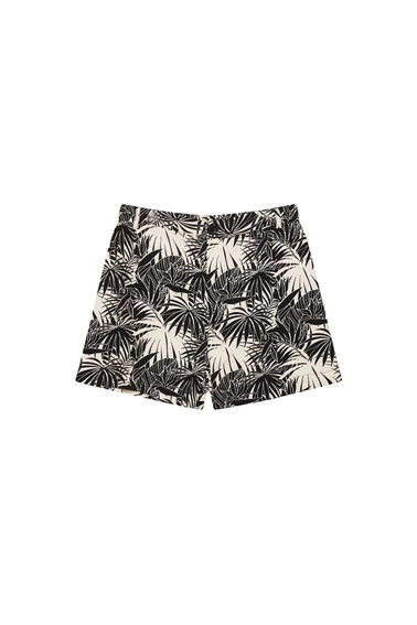 Szorty z tropikalnym nadrukiem
