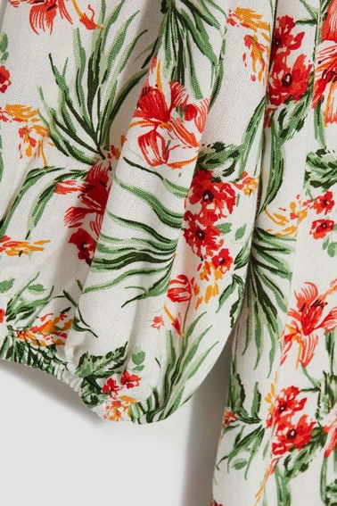 Sukienka mini w kwiaty