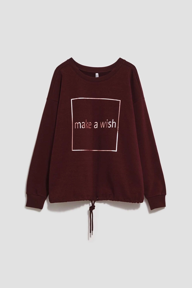 Prosta bluza z nadrukiem