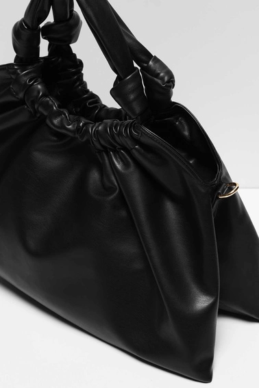 Torebka z eko skóry czarna