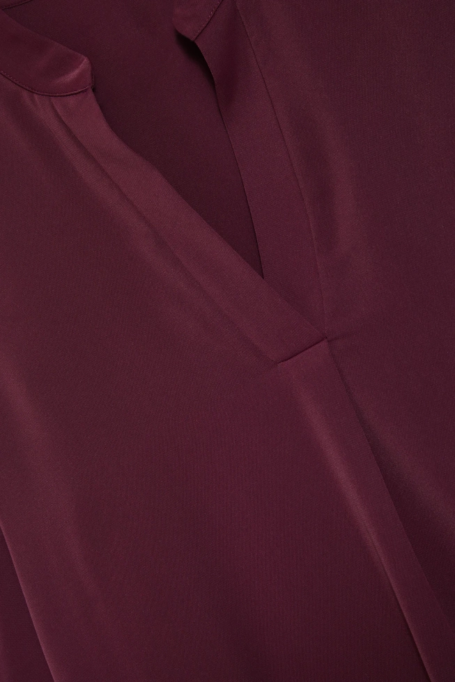 Elegancka koszula burgundowa