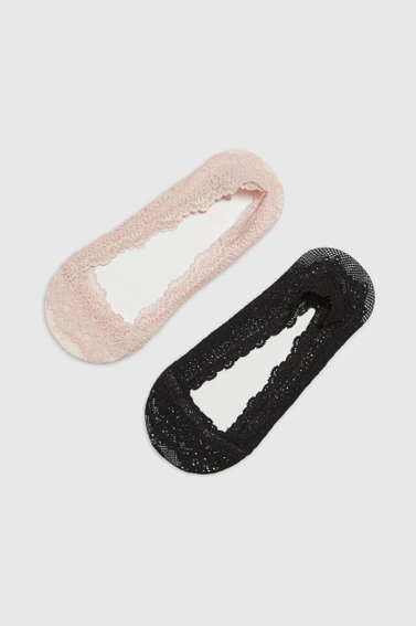 Skarperki stopki koronkowe 2-pack