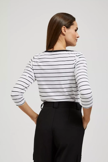 Bluzka biała w paski