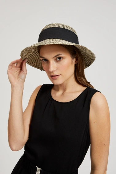 Kapelusz z kokardą czarny