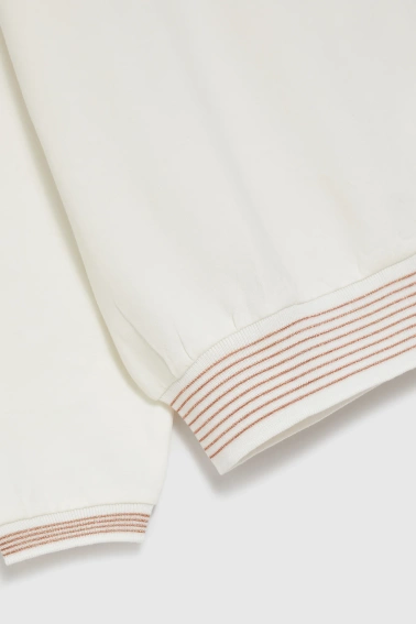 Bawełniana bluza beżowa