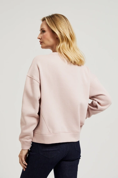 Bluza z długimi rękawami różowa