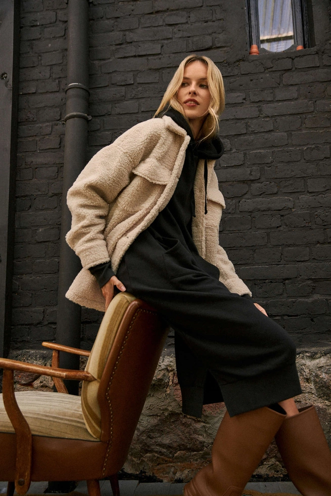 Sukienka bluza oversize