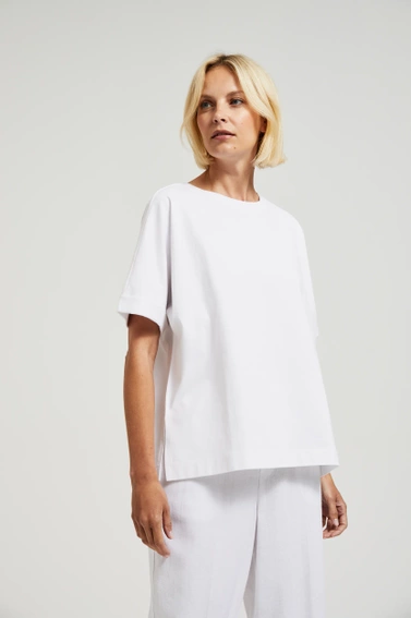 T-shirt oversize biały