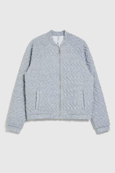 Rozpinana bluza szara 