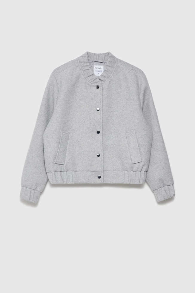 Kurtka bomberka szara