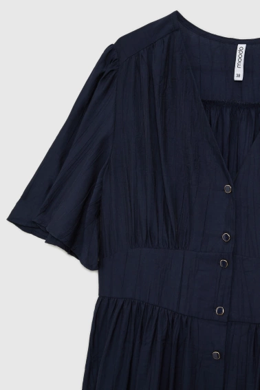Sukienka z wiskozy granatowa
