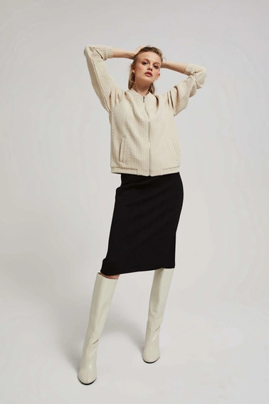 Rozpinana bluza z kieszeniami