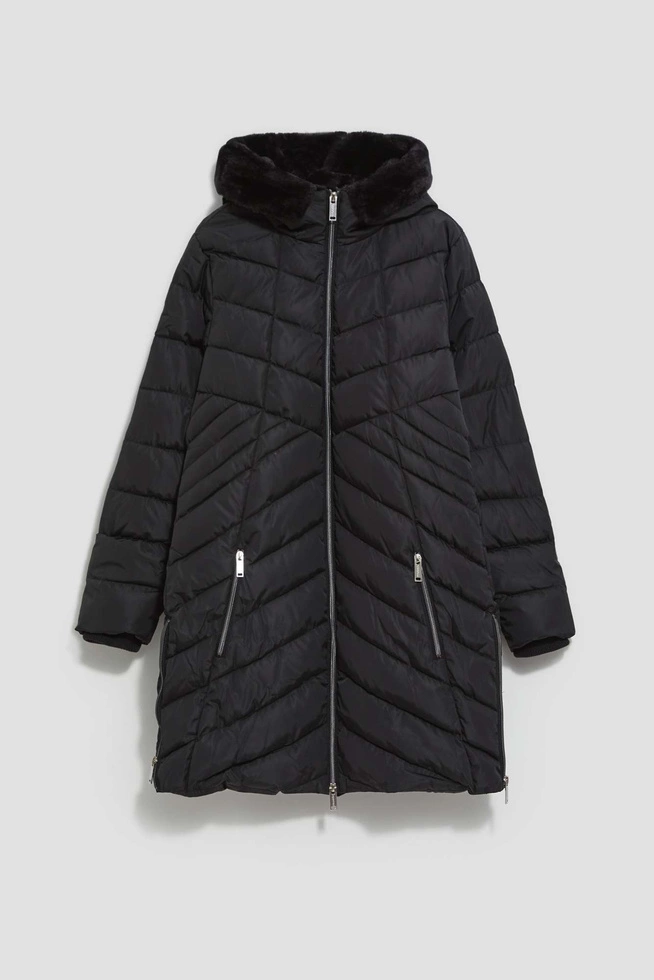 Kurtka z ocieplanym kapturem