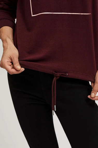 Prosta bluza z nadrukiem