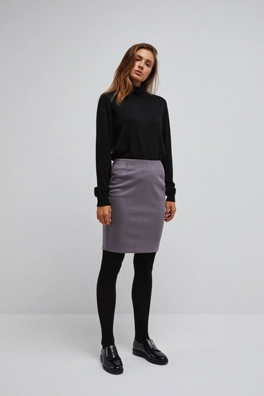 Spódnica ołówkowa z połyskującą nitką