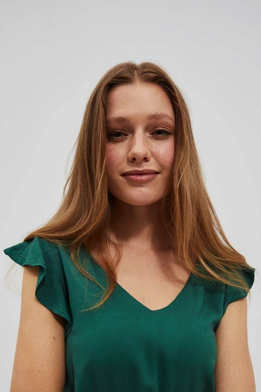 Sukienka maxi malachitowa