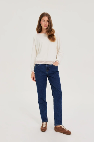 Bawełniana bluza beżowa