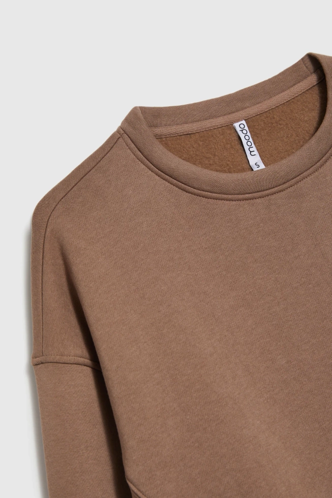 Bluza oversize beżowa