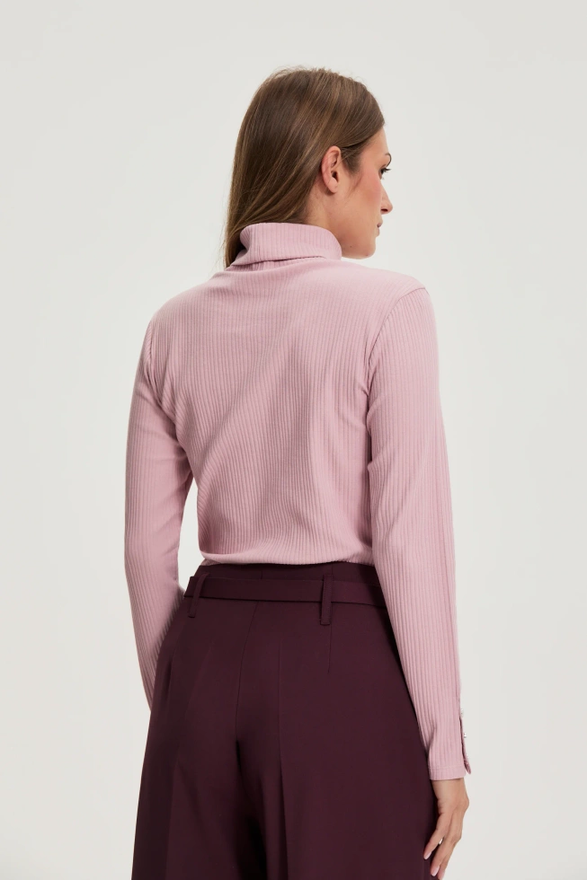 Bawełniany golf różowy