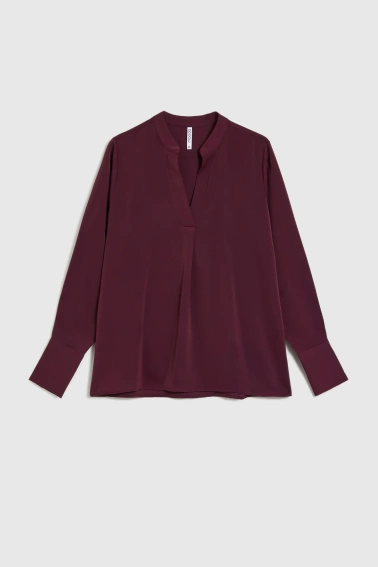 Elegancka koszula burgundowa