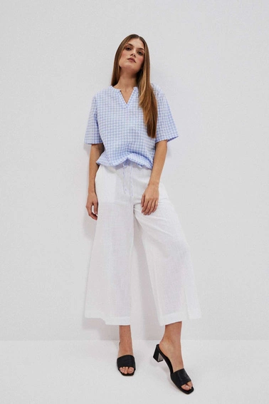 Bawełniane spodnie kuloty