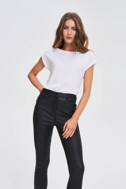 T-shirt z bawełny biały