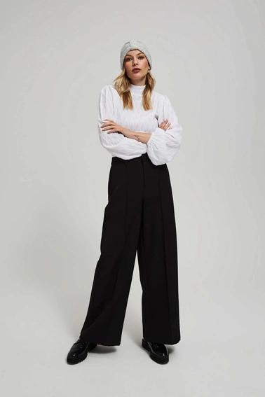 Dzianinowa opaska na głowę szara