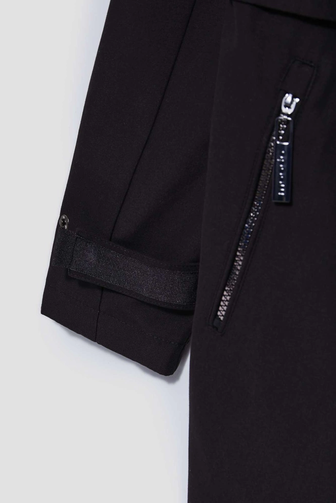 Parka z kapturem czarna