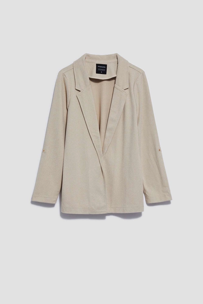 Marynarka ze strukturalnej tkaniny