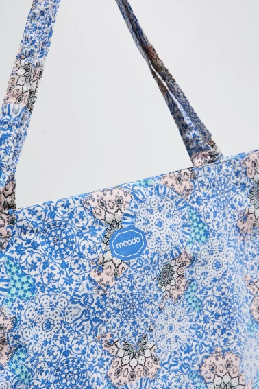 Bawełniana torba błękitna