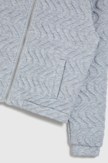 Rozpinana bluza szara 