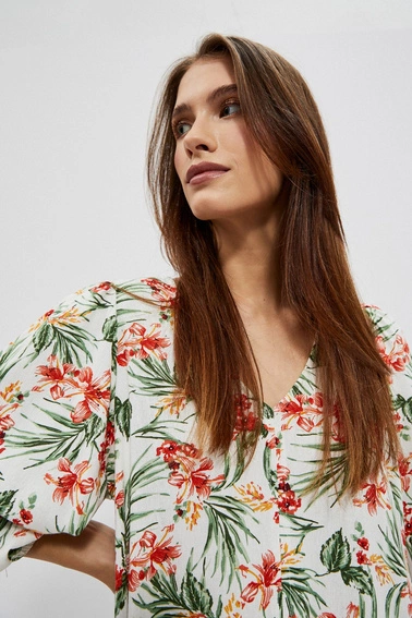 Sukienka mini w kwiaty