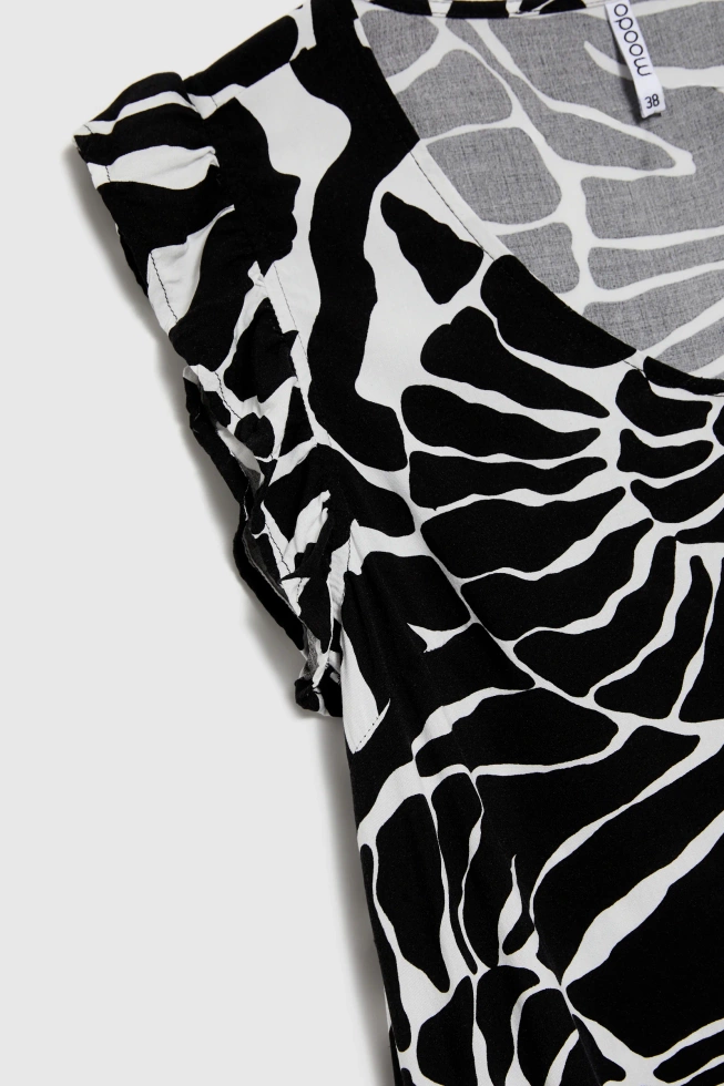 Sukienka z wiskozy czarna